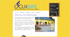 Desktop Screenshot of cux-bike.de